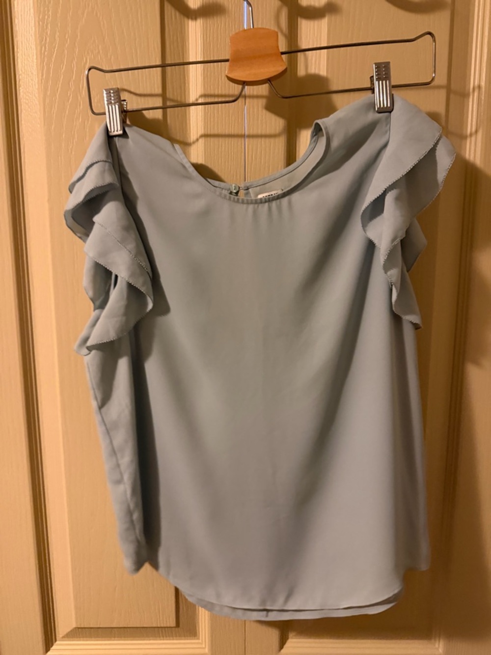 Sunday Best Soft Blue Ruffle Sleeve Camisole